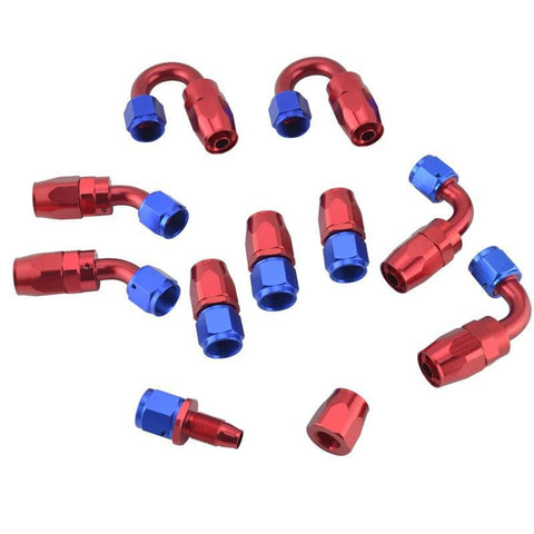 16Ft/5 Meter AN4 Fuel Fittings Hose End Oil Cooler Adaptor+AN4 Stainless Steel Braided Oil Hose Line+AN Adjustable Spanner