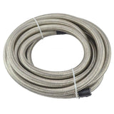 16Ft/5 Meter AN4 Fuel Fittings Hose End Oil Cooler Adaptor+AN4 Stainless Steel Braided Oil Hose Line+AN Adjustable Spanner