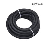 SPELAB 20Ft/6 Meter AN6/AN8/AN10 Nylon Braided CPE Fuel Line Kit Black
