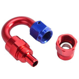 SPELAB AN8 PTFE Hose Ends 0/45/90/180 Degree Red & Blue-SPELAB