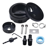 Aluminum Alloy Diesel Fuel Tank Sump Kit w/ Holesaw AirDog FASS For Cummins Duramax Powerstroke