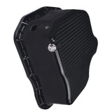 Aluminum Deep Engine Oil Pan (Black) Compatible with 2001-2010 Chevy/GMC 6.6L Duramax Diesel