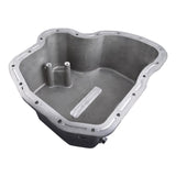 Aluminum Deep Engine Oil Pan (Black) Compatible with 2001-2010 Chevy/GMC 6.6L Duramax Diesel
