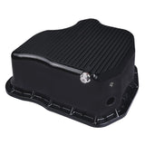 Aluminum Deep Engine Oil Pan (Black) Compatible with 2001-2010 Chevy/GMC 6.6L Duramax Diesel