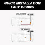 Emoji Car LED Display, Voice & WiFi Connection Controlled Car LED Signs with Car Charger