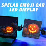 Emoji Car LED Display, Voice & WiFi Connection Controlled Car LED Signs with Car Charger