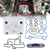 Ford Powerstroke 6.0L V8 F250-550 Super Duty Excursion E350 E450 Engine Oil Cooler Kit Viton Gasket Seal Kit 3C3Z 6A642 CA 904228 904-228 015339 OCK388
