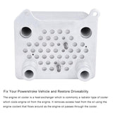 Ford Powerstroke 6.0L V8 F250-550 Super Duty Excursion E350 E450 Engine Oil Cooler Kit Viton Gasket Seal Kit 3C3Z 6A642 CA 904228 904-228 015339 OCK388