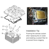 Ford Powerstroke 6.0L V8 F250-550 Super Duty Excursion E350 E450 Engine Oil Cooler Kit Viton Gasket Seal Kit 3C3Z 6A642 CA 904228 904-228 015339 OCK388