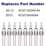 Glow Plugs Set of 8 Fit for Ford 6.0 Powerstroke - 2004-2007 F250 F350 F450 F550 Super Duty, 2004-2010 E350 Super Duty, 2005-2010 E450 Super Duty