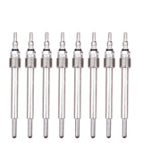 Glow Plugs Set of 8 Fit for Ford 6.0 Powerstroke - 2004-2007 F250 F350 F450 F550 Super Duty, 2004-2010 E350 Super Duty, 2005-2010 E450 Super Duty