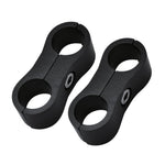 SPELAB Hose Separator Clamp 4AN 6AN 8AN 10AN- 1/4, 3/8, 1/2, 5/8 Fuel line Mounting Clamps, Aluminum Hose Divider for Fuel Hose, Oil Line, Brake Line, Water Pipe and Gas Line