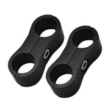 SPELAB Hose Separator Clamp 4AN 6AN 8AN 10AN- 1/4, 3/8, 1/2, 5/8 Fuel line Mounting Clamps, Aluminum Hose Divider for Fuel Hose, Oil Line, Brake Line, Water Pipe and Gas Line