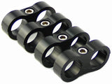 SPELAB Hose Separator Clamp 4AN 6AN 8AN 10AN- 1/4, 3/8, 1/2, 5/8 Fuel line Mounting Clamps, Aluminum Hose Divider for Fuel Hose, Oil Line, Brake Line, Water Pipe and Gas Line