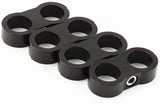 SPELAB Hose Separator Clamp 4AN 6AN 8AN 10AN- 1/4, 3/8, 1/2, 5/8 Fuel line Mounting Clamps, Aluminum Hose Divider for Fuel Hose, Oil Line, Brake Line, Water Pipe and Gas Line
