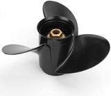 Jason Marine 10 3/8 x 13 (10 Spline Tooth) OEM Parts No.48-19640A40 Upgrade Aluminum Outboard Moto Propeller fit Mercury Engines 9.9/15/18/20/25HP, RH