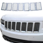 SPELAB JeCar Front Grille Inserts Mesh Honeycomb for 2014-2016 Jeep Grand Cherokee