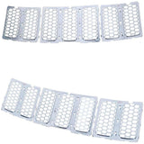 SPELAB JeCar Front Grille Inserts Mesh Honeycomb for 2014-2016 Jeep Grand Cherokee