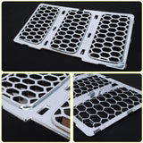 SPELAB JeCar Front Grille Inserts Mesh Honeycomb for 2014-2016 Jeep Grand Cherokee