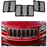 SPELAB JeCar Front Grille Inserts Mesh Honeycomb for 2014-2016 Jeep Grand Cherokee