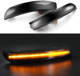 LED Turn Signal Light Side Mirror Marker Lamp Blinker Indicator Compatible with Ford Escape Ecosport 2013-2018,Focus SE ST RS 2012-2018,C-Max 2015-2018