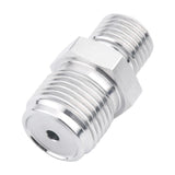 M18*1.5 Fuel Rail Ported Fitting for 2004.5-2010 Chevrolet Silverado GMC Sierra 2004.5-2010 Duramax 6.6L LB7 LLY LBZ LMM Stainless Steel