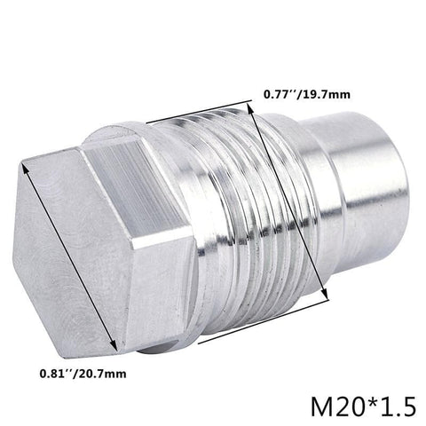 M20*1.5 Diesel Fuel Rail Plug For 2007.5-2012 6.7L Dodge Cummins & 2004.5-10 GM Duramax