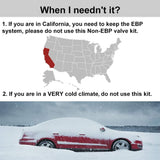 Non-EBP Valve Kit for Ford 1999.5-2003 7.3L Powerstroke Diesel Turbo Pedestal +Bolts & Exhaust Housing