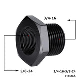 SPELAB Oil Filter Threaded Adapter 5/8-24 To 3/4-16 NPT 5-8/24 To 13/16-16NPT Pipe Reducer Port Plug-SPELAB