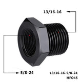SPELAB Oil Filter Threaded Adapter 5/8-24 To 3/4-16 NPT 5-8/24 To 13/16-16NPT Pipe Reducer Port Plug