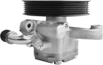 Power Steering Pump with Pulley Compatible for Buick Chevrolet GMC Acadia Saturn Outlook 3.6L V6 Replace # 20954812 20-2403 96-2403