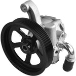 Power Steering Pump with Pulley Compatible for Buick Chevrolet GMC Acadia Saturn Outlook 3.6L V6 Replace # 20954812 20-2403 96-2403