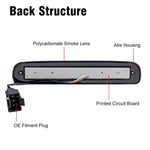 Third Brake Light High Mount Stop LED Light Waterproof Brake Lamp for 1999-2016 Ford F-series Super Duty/ 1993-2011 Ford Ranger