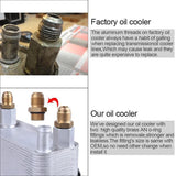 Transmission Torque Converter Oil Cooler Auto Heat Exchanger with Base for Dodge RAM 2500 RAM 3500 Diesel 5.9L 68004317AA 5086946AA