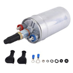 Universal 300LPH External Inline Fuel Pump Replacing for Bosch 044 Silver