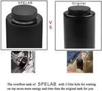Universal 7.5''*3'' Aluminum Engine Radiator Coolant Overflow Tank