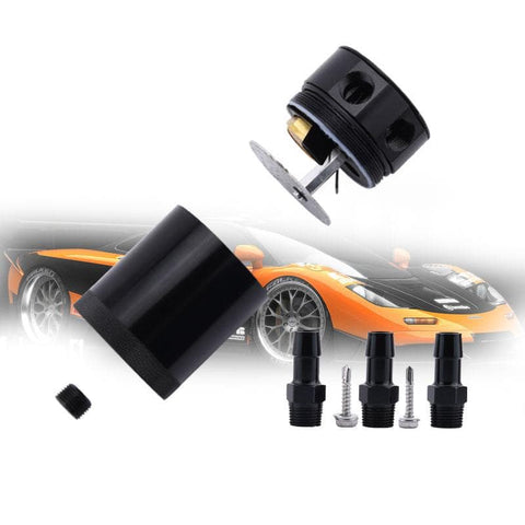 Universal Aluminum Racing Baffled 3-Port Oil Catch Can
