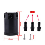 Universal Aluminum Racing Baffled 3-Port Oil Catch Can