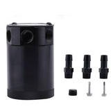 Universal Aluminum Racing Baffled 3-Port Oil Catch Can