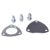 SPELAB Universal Exhaust System 2.5/3.0 Inch Stainless Steel Exhaust Cutout Y-Pipe Cutout With Stainless Cap