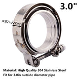 SPELAB 2.0/2.25/2.5 V-Band Clamp With Stainless Steel Male&Female Interlocking Flanges