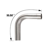 SPELAB 2.0/2.25/2.5/3.0 Custom Exhaust Kit 8 Pieces Stainless steel Tubing Mandrel Bend Pipe Straight & U-Bend Universal