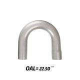 SPELAB 2.0/2.25/2.5/3.0 Custom Exhaust Kit 8 Pieces Stainless steel Tubing Mandrel Bend Pipe Straight & U-Bend Universal