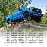 3.5" Hot Side Intercooler Pipe Kit For 2011-2016 6.7 Powerstroke Diesel Ford F250 F350 F450
