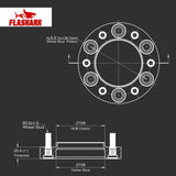 Wheel Spacers for 1996-2022 Toyota / 2003-2022 Lexus 4PCS