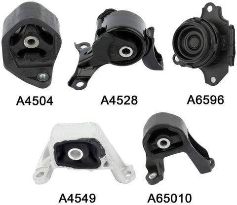 Engine Mounts (A4549 A6596 A4573 A65010 A4504 A4528)for Honda CR-V for Honda EL-EMent