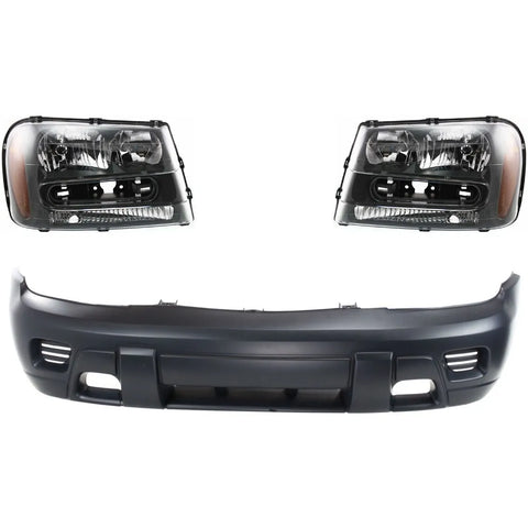 Headlight Kit For 2002-2007 Chevrolet Trailblazer 02-06 EXT LH and RH Halogen