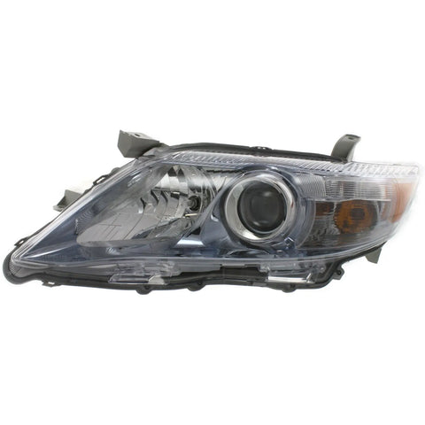 Headlight For 2010-2011 Toyota Camry Hybrid Model Left Chrome Housing With Bulb