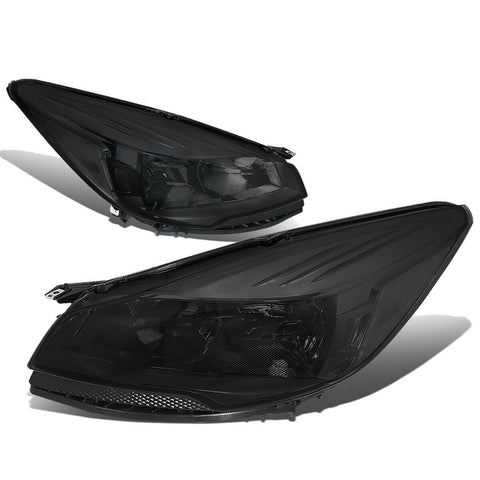 2013-2016 d Escape SUV Pair Smoked Housing Clear Side Headlight/Lamp Set
