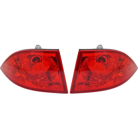 Set of 2 Tail Light For 2006-2008 Buick Lucerne CX LH & RH Outer w/ Bulb